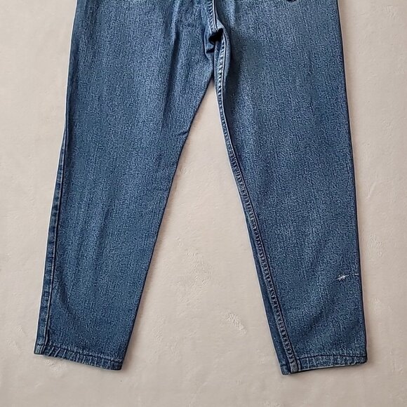 VTG Bonjour Petite High Waist Denim Mom Jeans Sz 26x25 Cut Away Button Fly READ - Picture 7 of 16